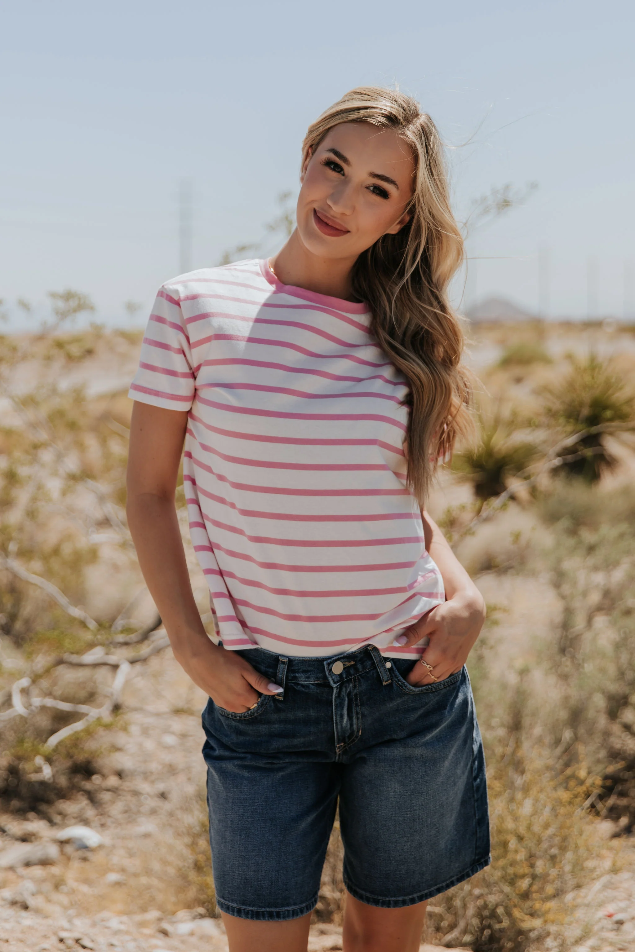 THE JBD JORT IN MEDIUM DENIM - Image 11