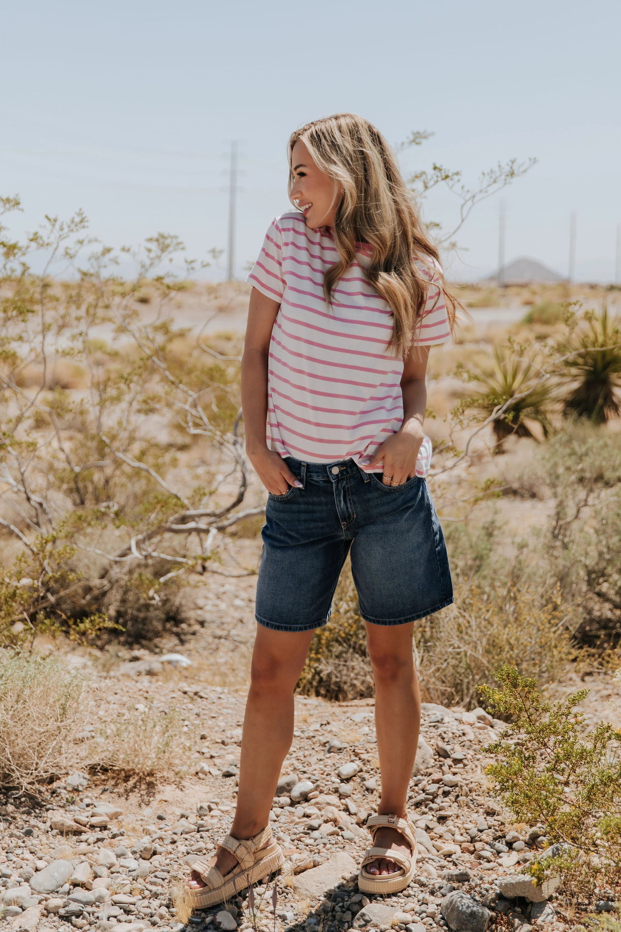 THE JBD JORT IN MEDIUM DENIM - Image 12