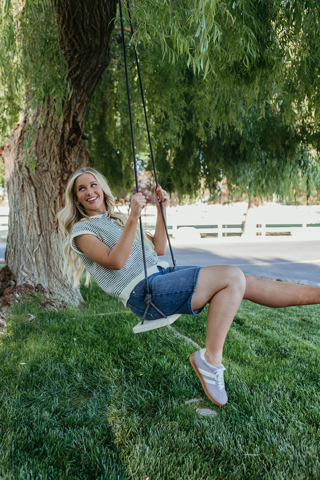 THE JBD JORT IN MEDIUM DENIM - Image 6