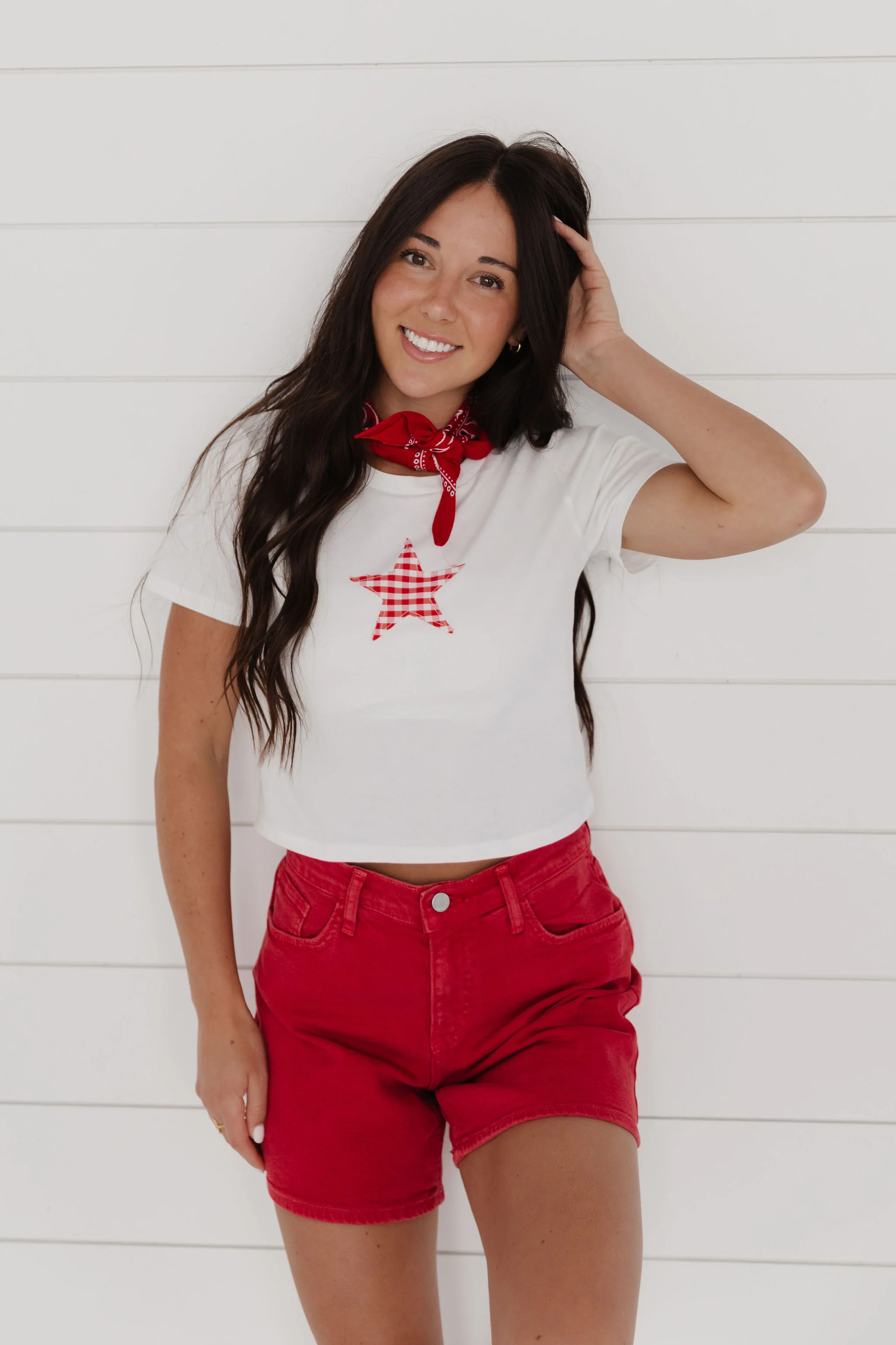 THE KAI STAR TEE IN IVORY - Image 2