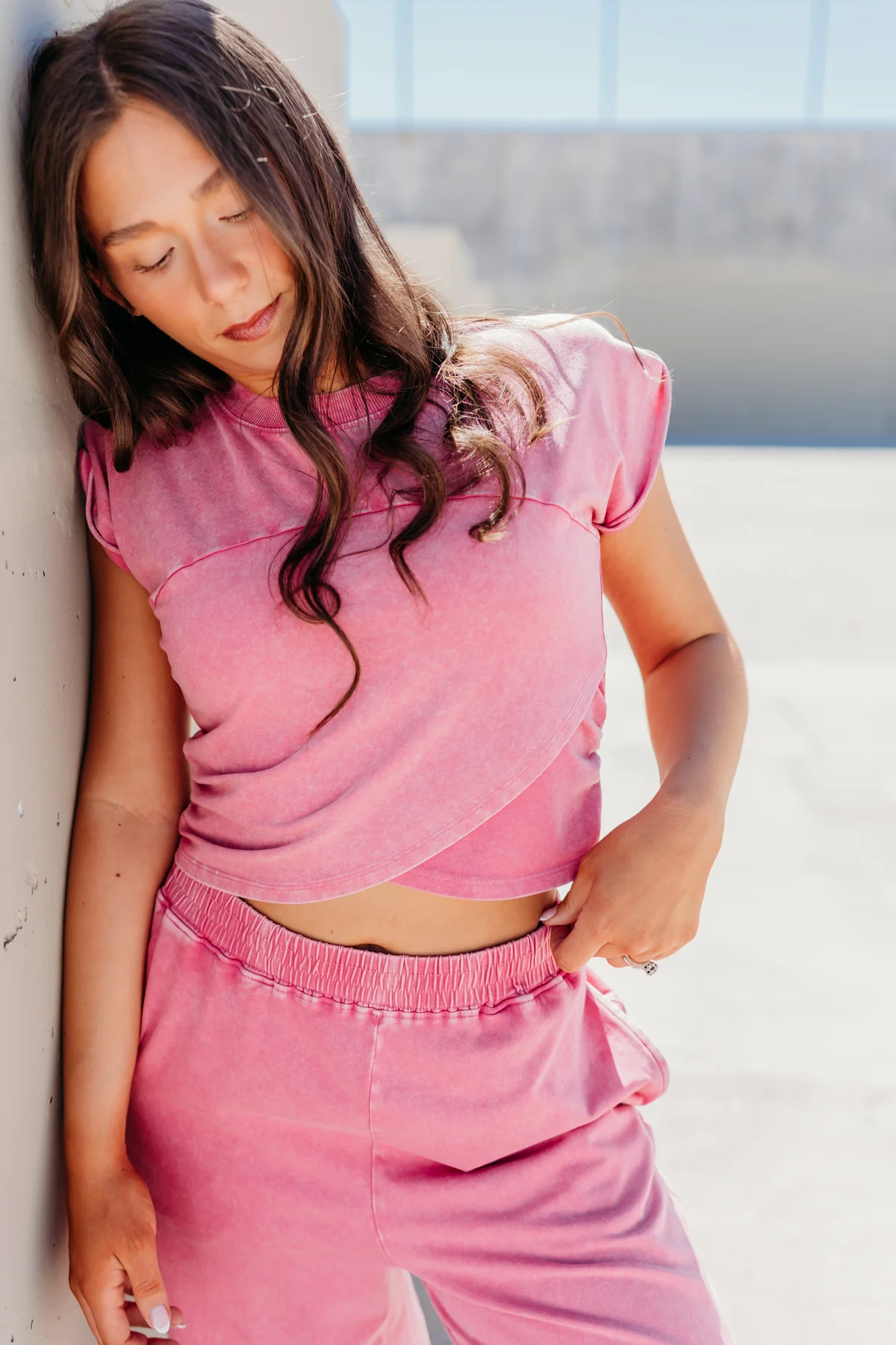 THE KYLIE CROSSOVER SET IN FUCHSIA - Image 3