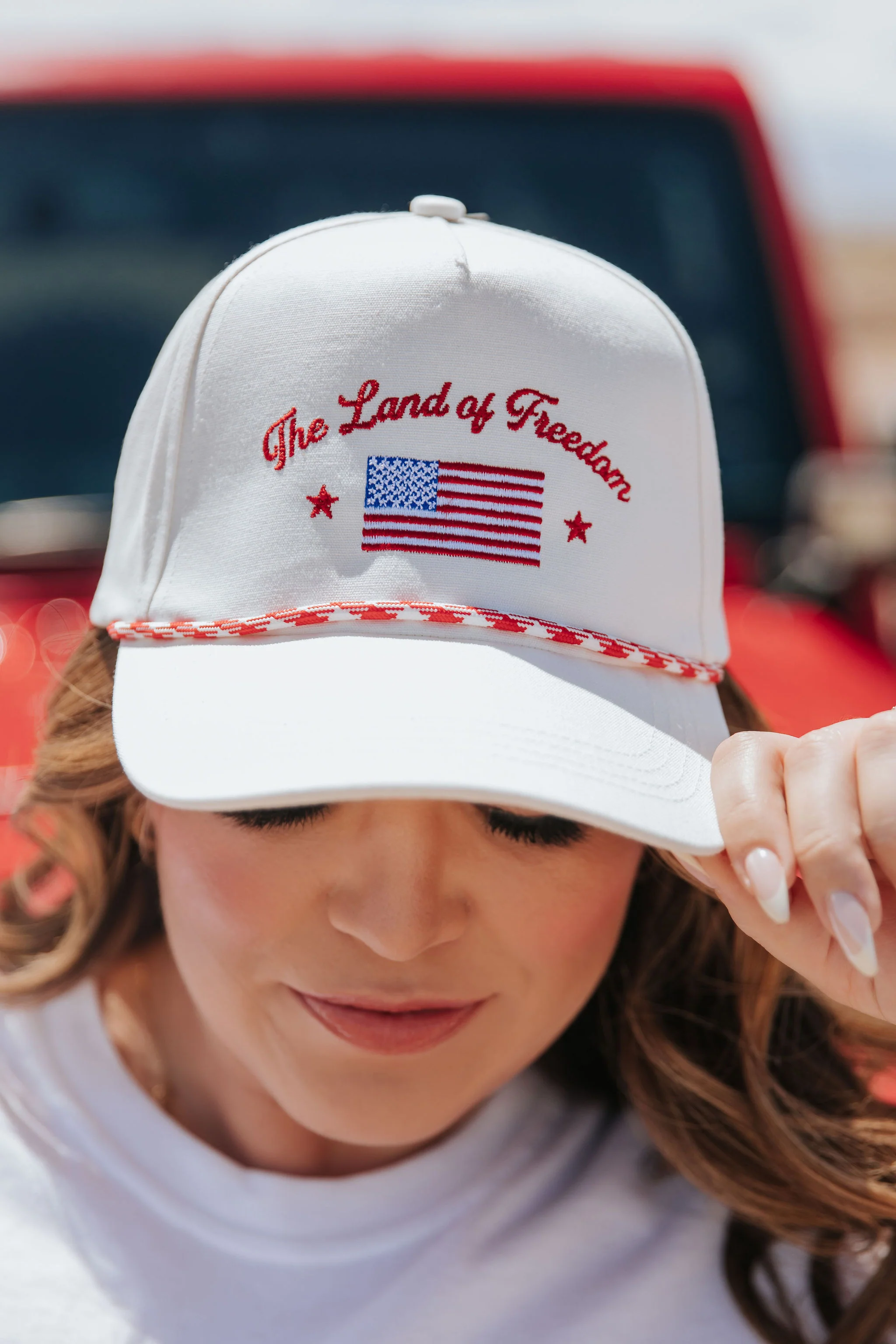 THE LAND OF FREEDOM TRUCKER HAT - (TWO COLORS) - Image 7