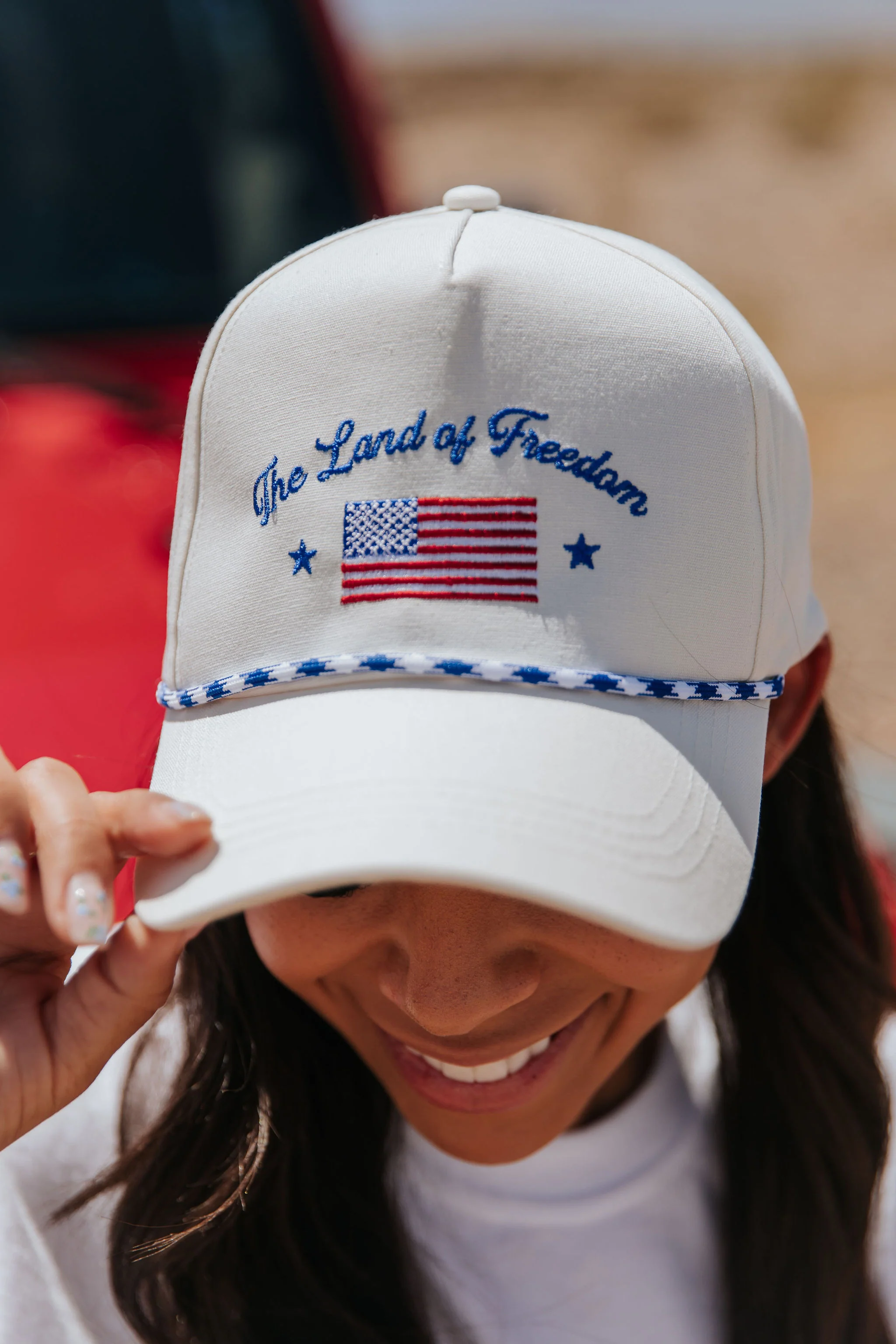 THE LAND OF FREEDOM TRUCKER HAT - (TWO COLORS) - Image 8