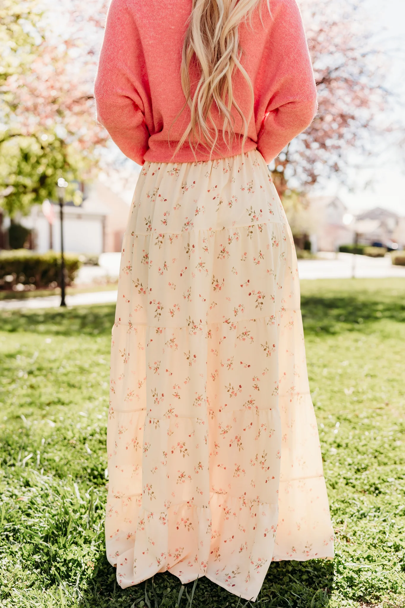 THE LARISSA FLORAL PRINT SKIRT IN YELLOW - Image 5