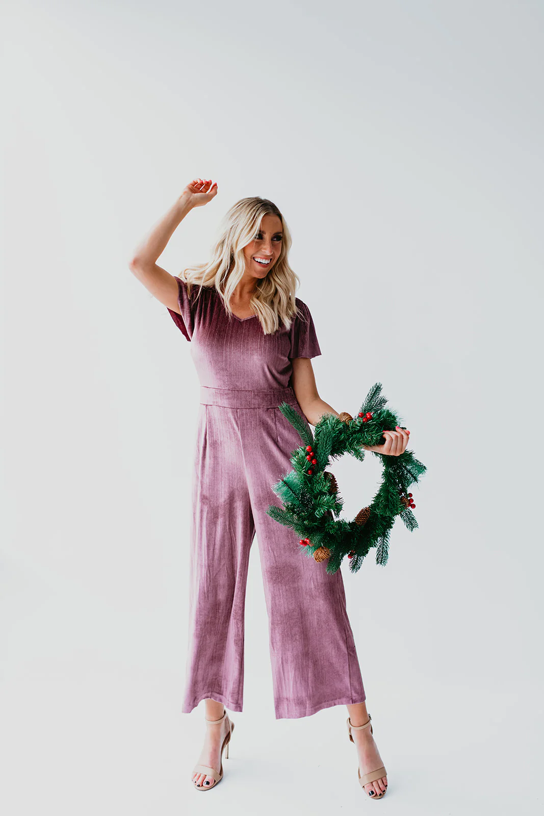 THE LIGHTS DOWNTOWN JUMPSUIT IN LILAC - Image 4