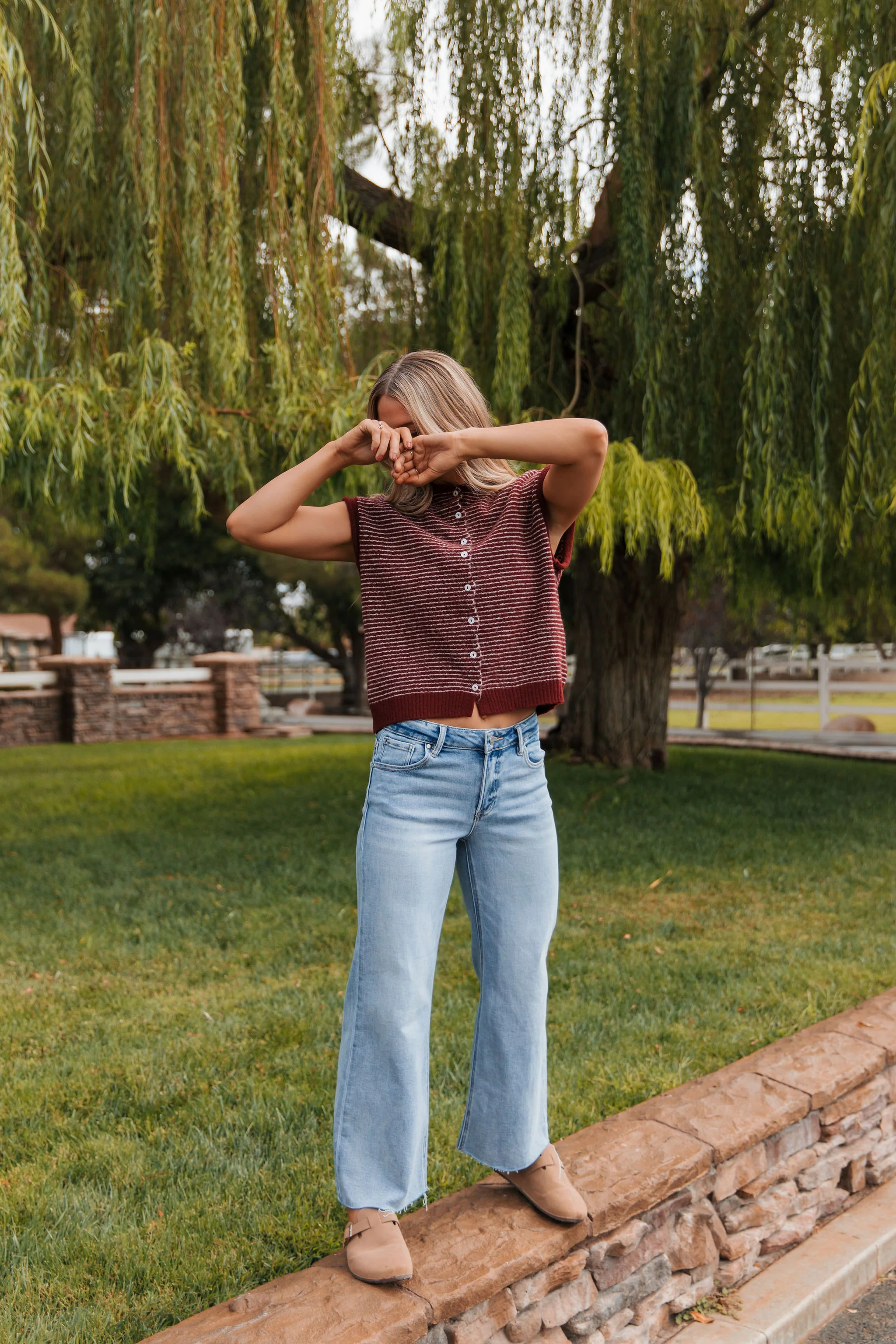 THE MEGAN MIDRISE RAW HEM JEANS - Image 11