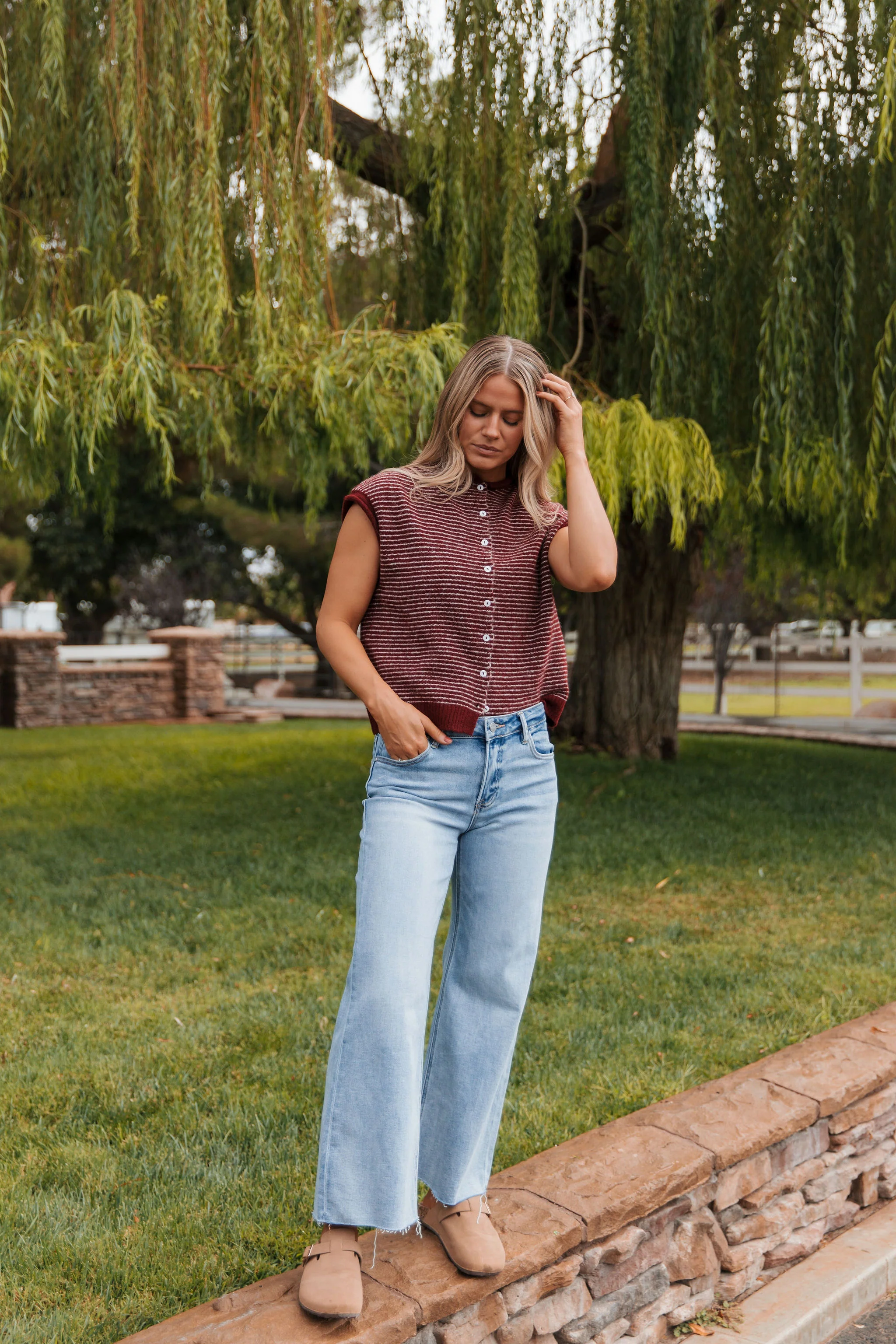 THE MEGAN MIDRISE RAW HEM JEANS - Image 6
