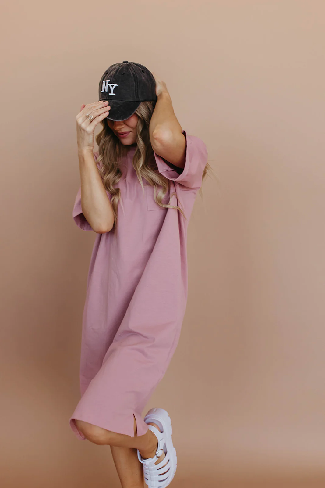 THE NEW YORK BASEBALL HAT IN CHARCOAL - Image 4