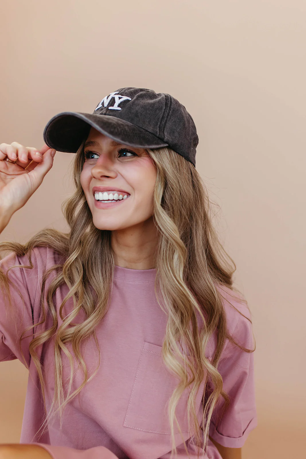 THE NEW YORK BASEBALL HAT IN CHARCOAL - Image 7