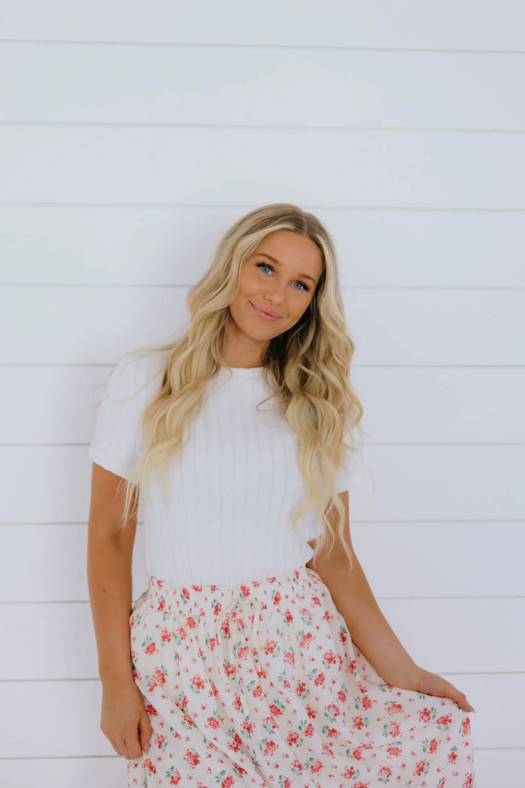 THE PAINE POINTELLE TOP IN WHITE