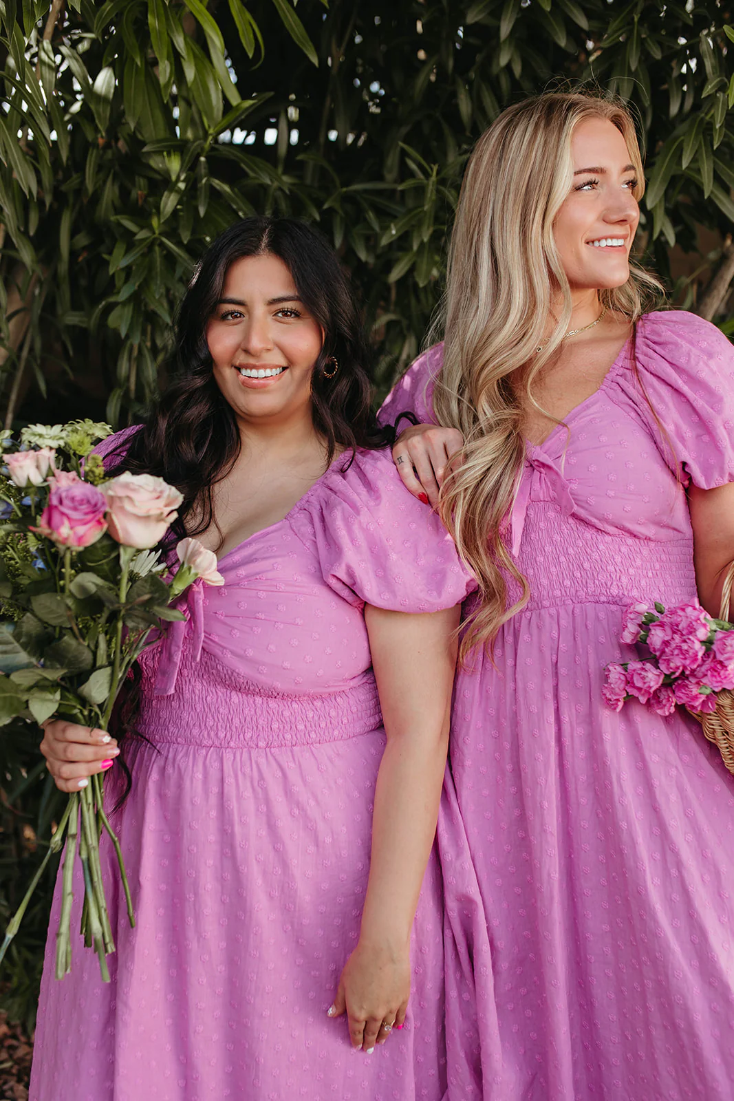 THE PAISLEY TIE FRONT SWISS DAISY DRESS IN ORCHID BY PINK DESERT - Image 19