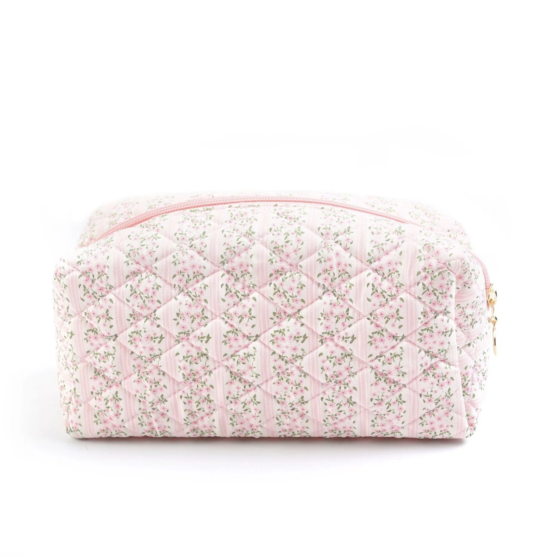 THE QUILTED FLORAL COSMETIC BAG - Image 2
