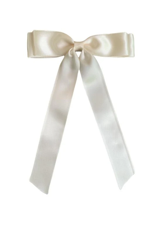 THE RIBBON BOW HAIR CLIP - 4 COLORS - Image 3