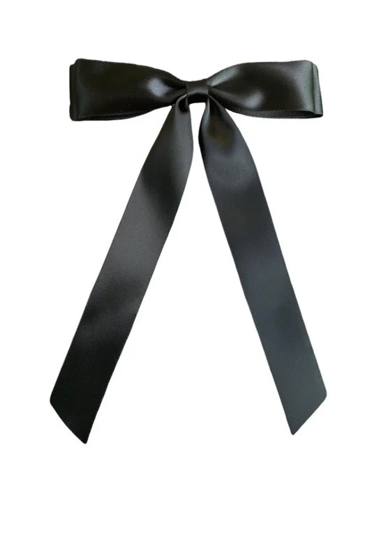 THE RIBBON BOW HAIR CLIP - 4 COLORS - Image 4