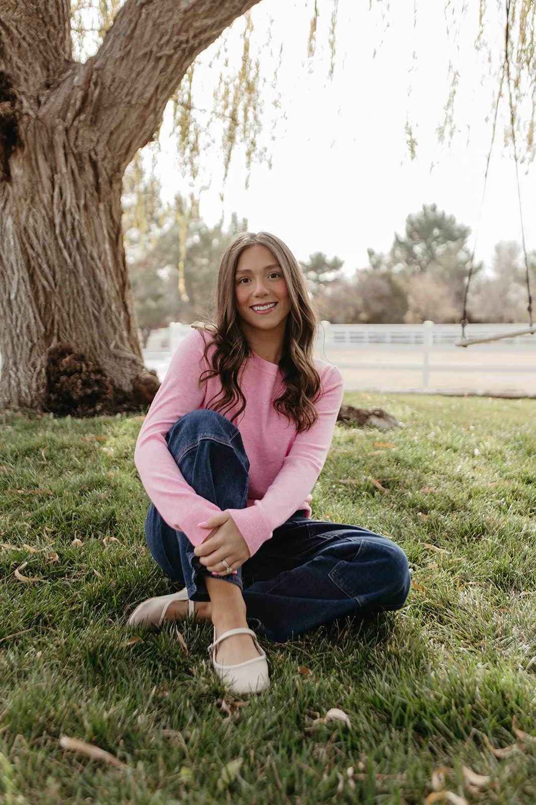 THE ROSALIE SOFT KNIT PULLOVER IN PINK - Image 6
