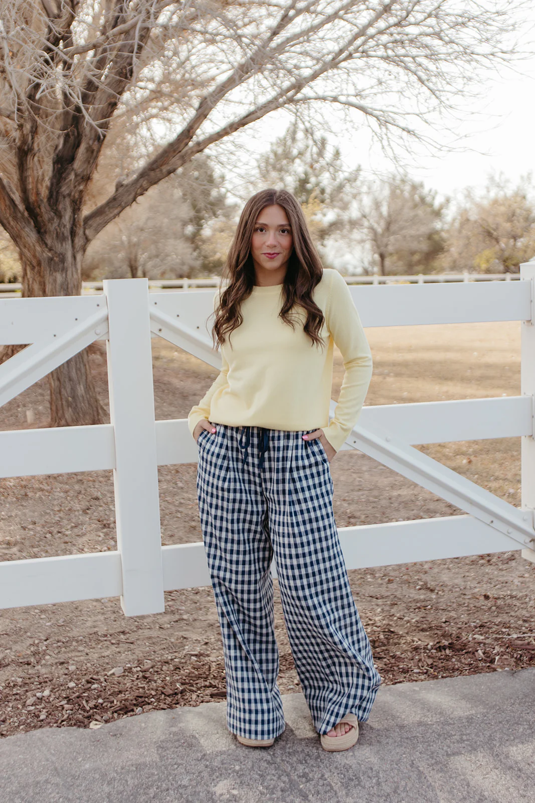 THE ROSALIE SOFT KNIT PULLOVER IN YELLOW - Image 3