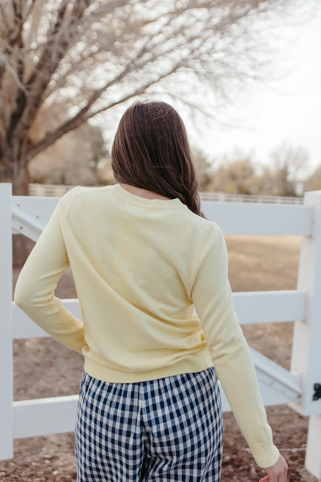 THE ROSALIE SOFT KNIT PULLOVER IN YELLOW - Image 7