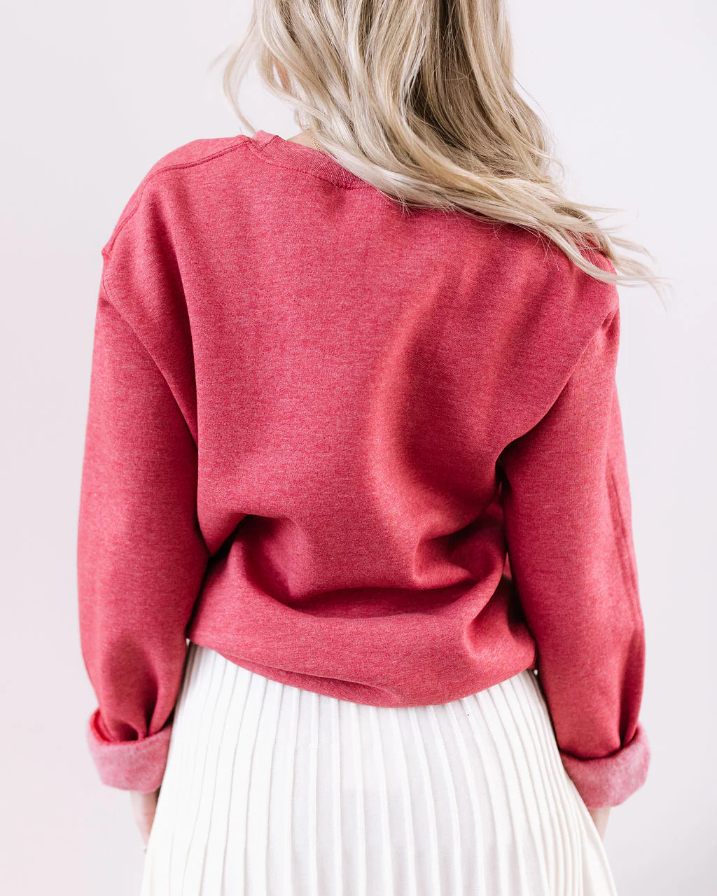 THE SANTA BABY PULLOVER IN RED BY PINK DESERT - Image 5