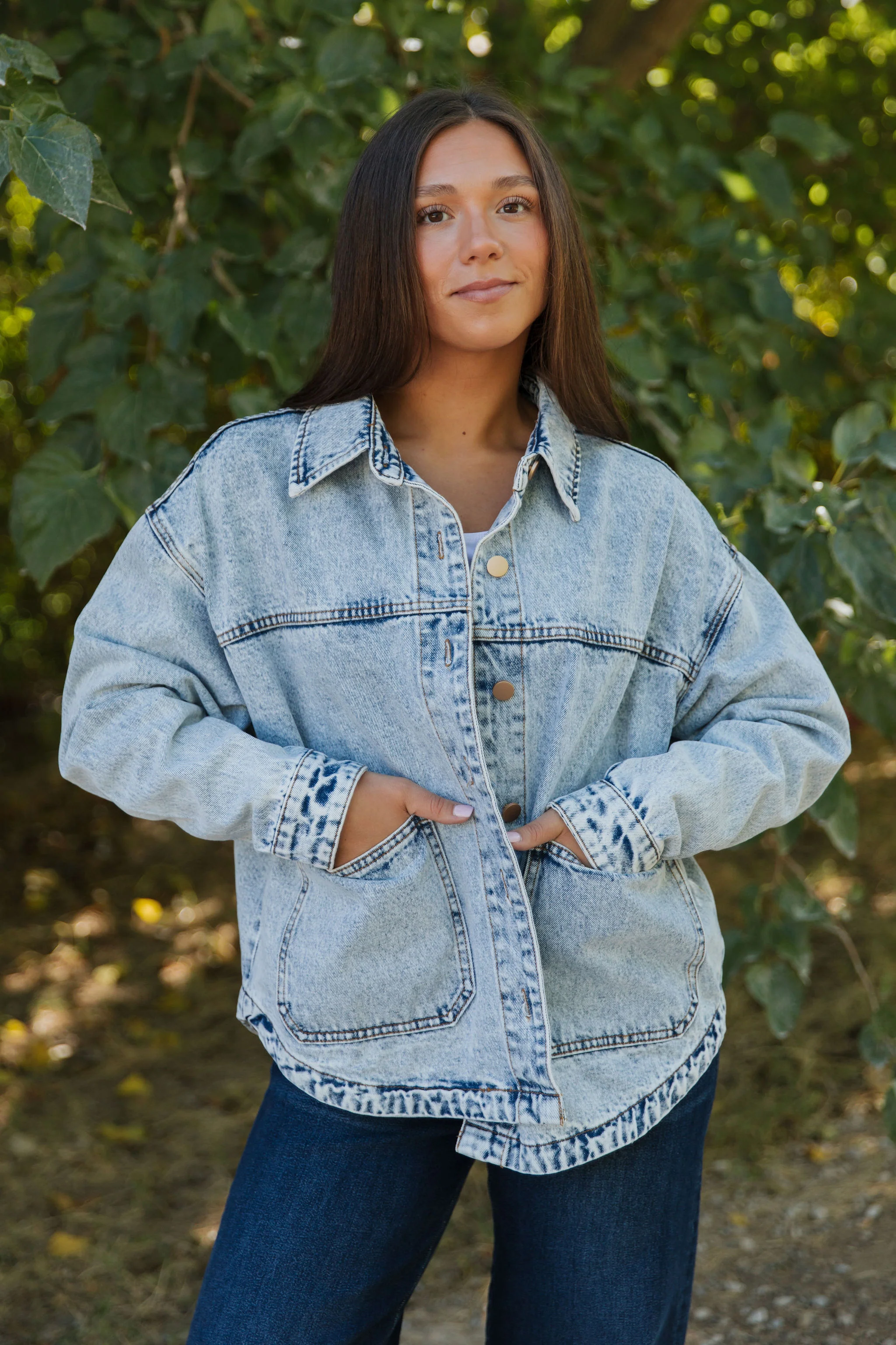 THE SELAH VINTAGE DENIM JACKET - Image 4