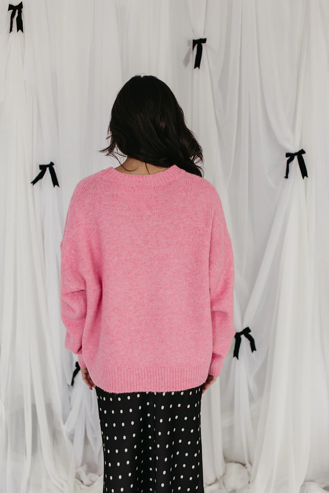 THE SONNY DALMATIAN SWEATER IN PINK - Image 7