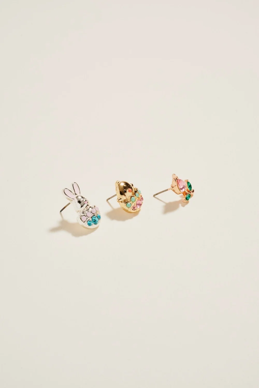 THE SPRING AND EASTER EARRING SET IN GOLD - Image 2