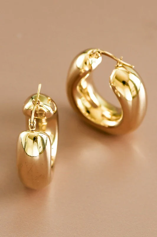 THE STATEMENT HOOPS IN GOLD - Image 3