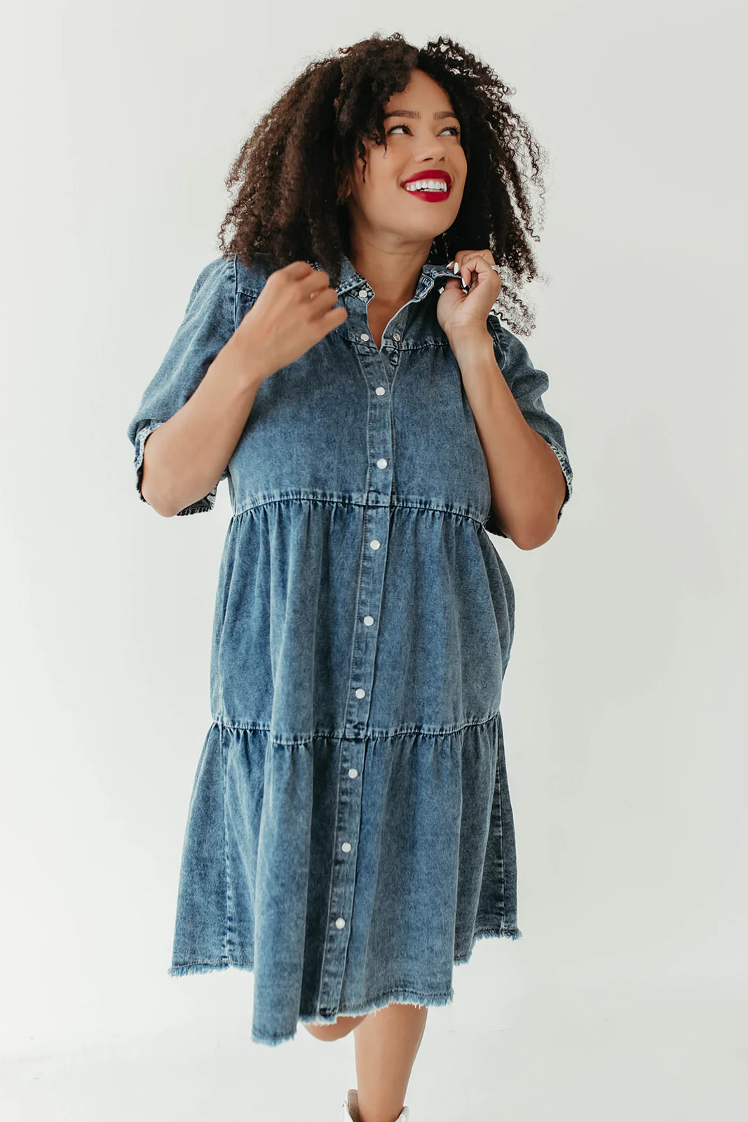 THE TEXAS DENIM DRESS BY PINK DESERT - Image 10