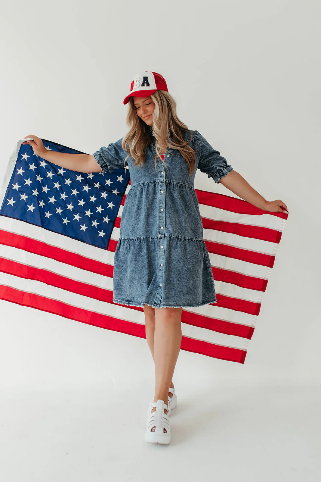 THE TEXAS DENIM DRESS BY PINK DESERT - Image 11