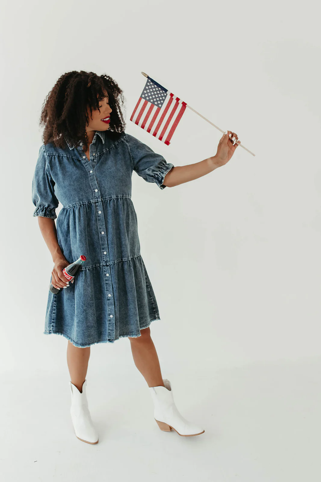 THE TEXAS DENIM DRESS BY PINK DESERT - Image 14