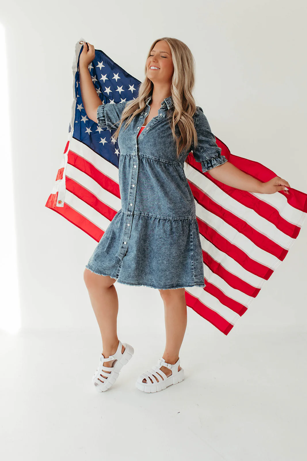 THE TEXAS DENIM DRESS BY PINK DESERT - Image 15