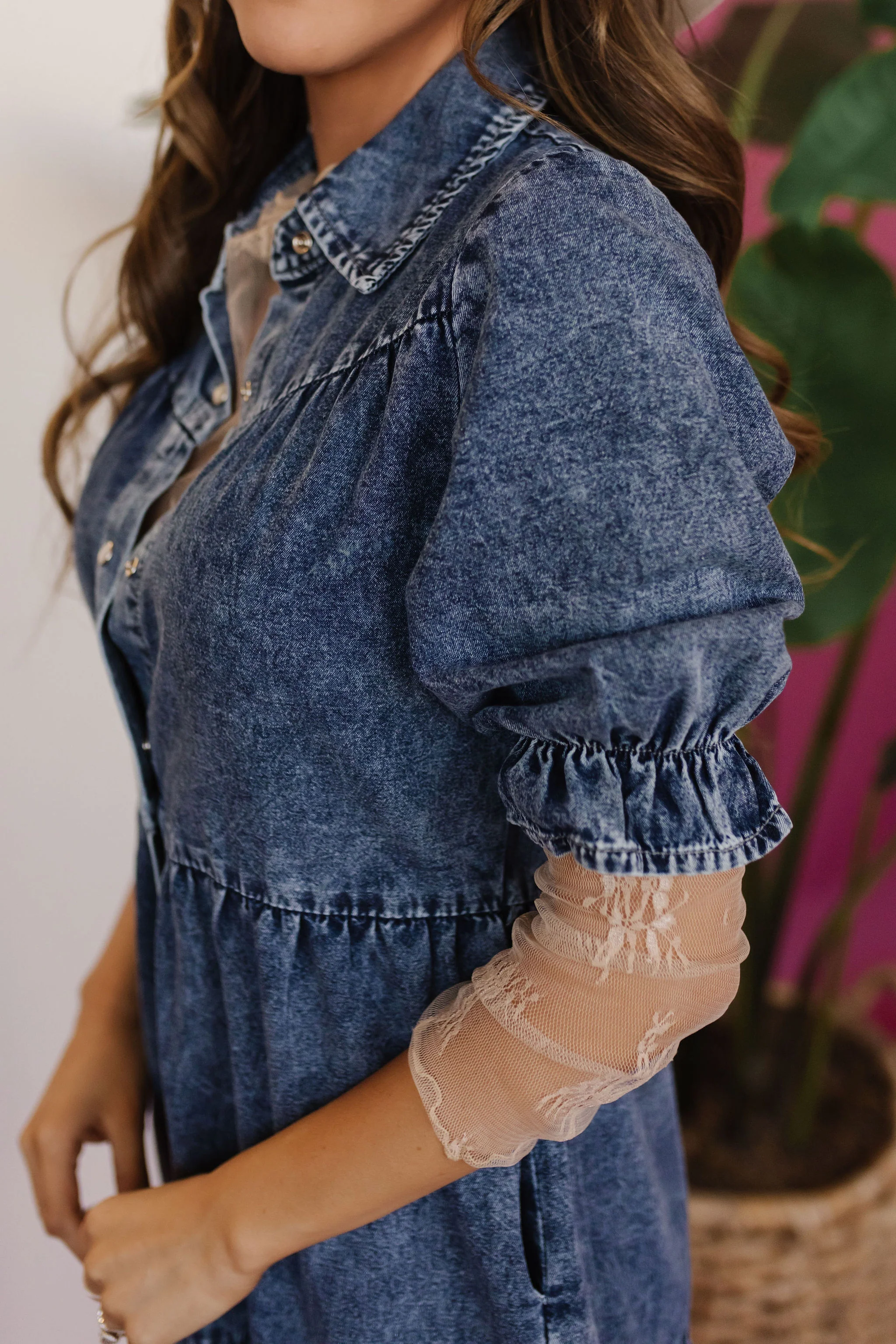 THE TEXAS DENIM DRESS BY PINK DESERT - Image 7