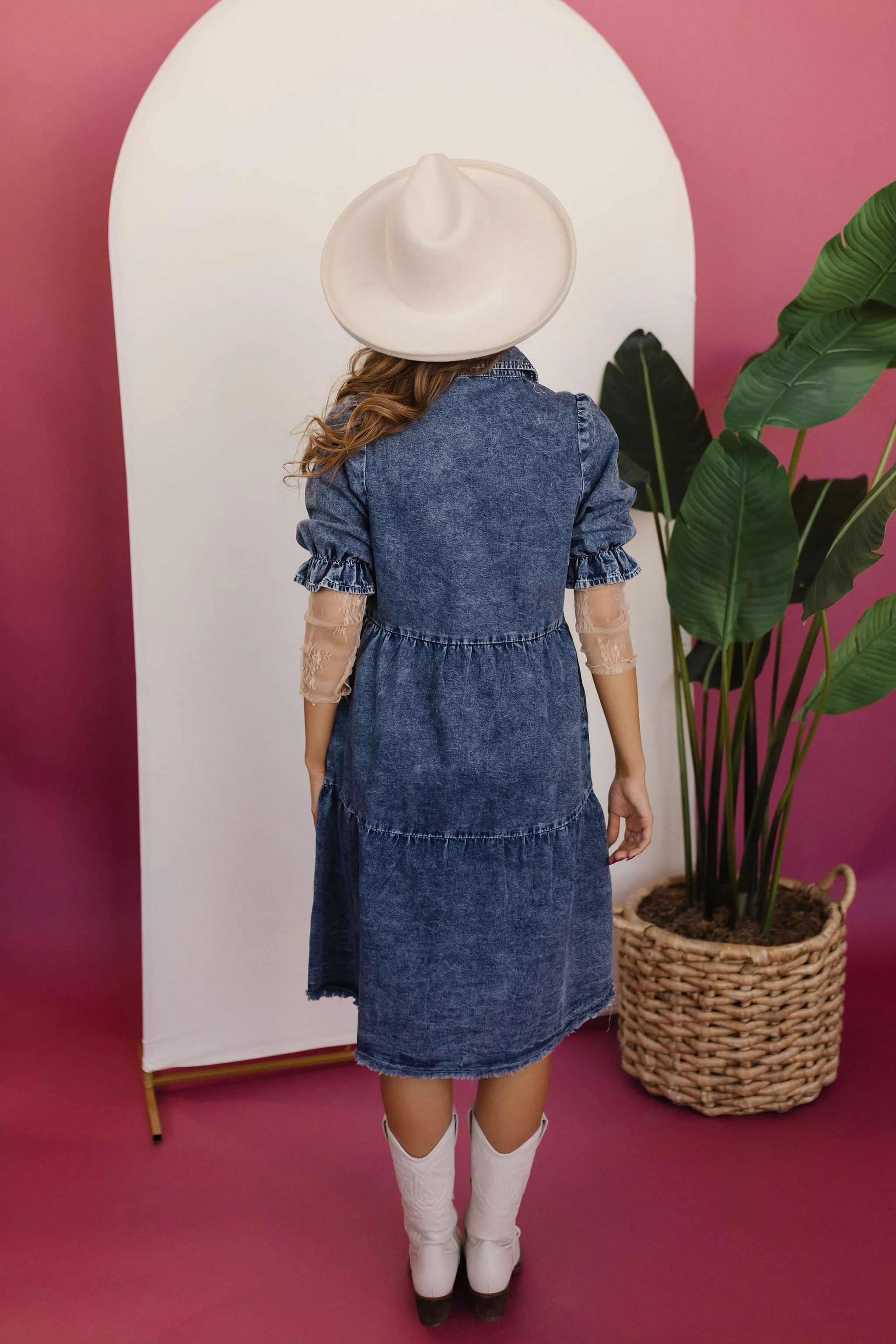 THE TEXAS DENIM DRESS BY PINK DESERT - Image 8