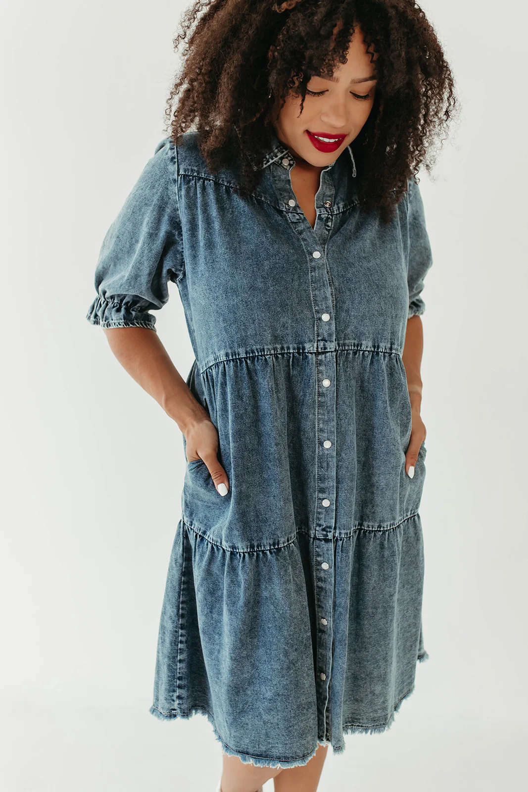 THE TEXAS DENIM DRESS BY PINK DESERT - Image 9