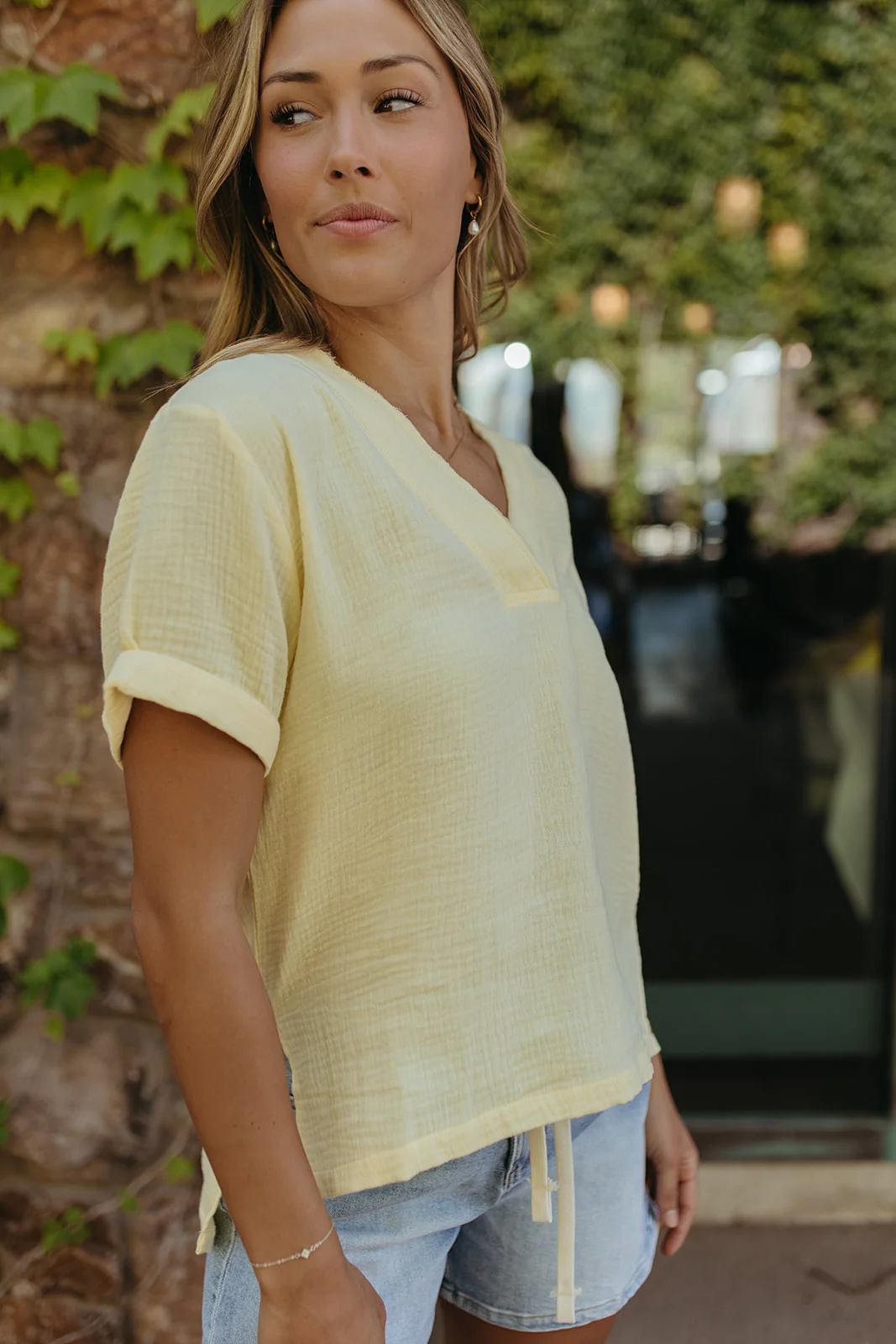 THE TRUDIE TOP IN LEMON - Image 5