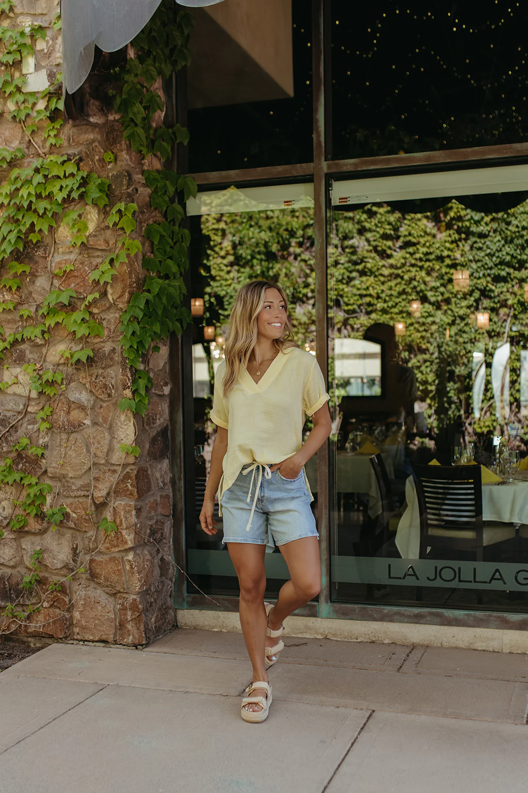 THE TRUDIE TOP IN LEMON - Image 6
