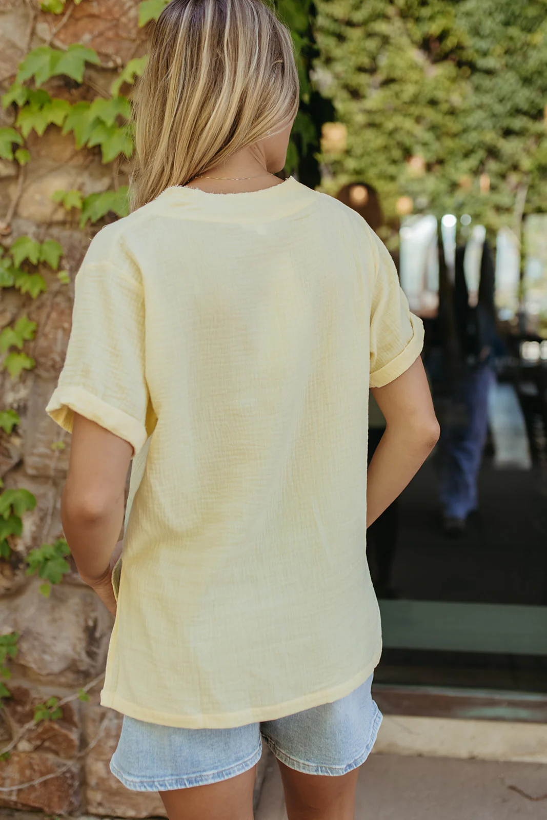 THE TRUDIE TOP IN LEMON - Image 9