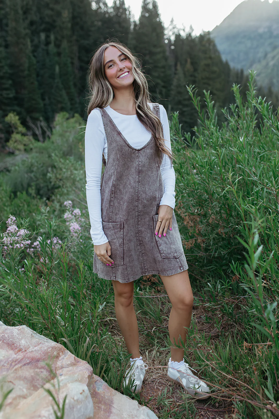 THE WIMBLEDON LONG SLEEVE TOP IN WHITE - Image 4