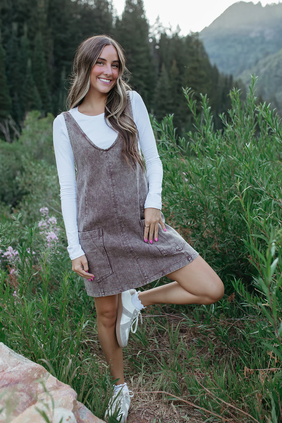 THE WIMBLEDON LONG SLEEVE TOP IN WHITE - Image 5