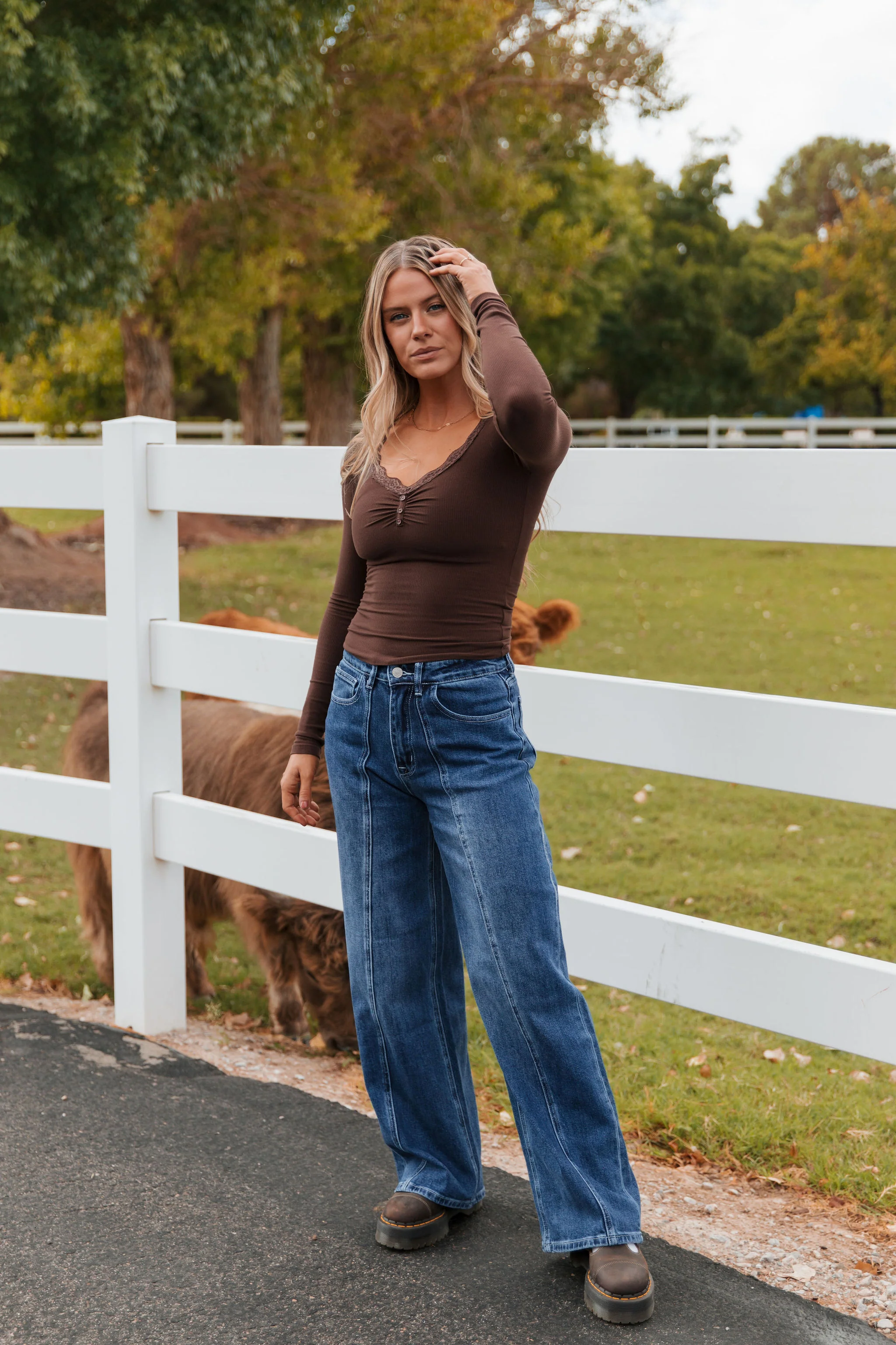THE WINSLET WIDE LEG STRAIGHT JEAN - Image 3